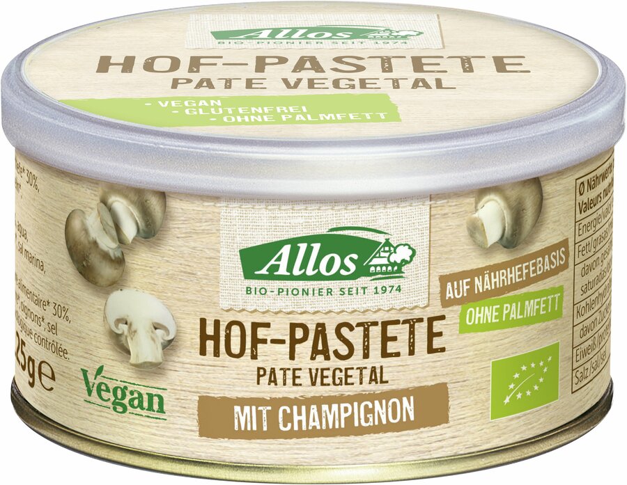 Allos Hof-Pastete Champignon, 125g