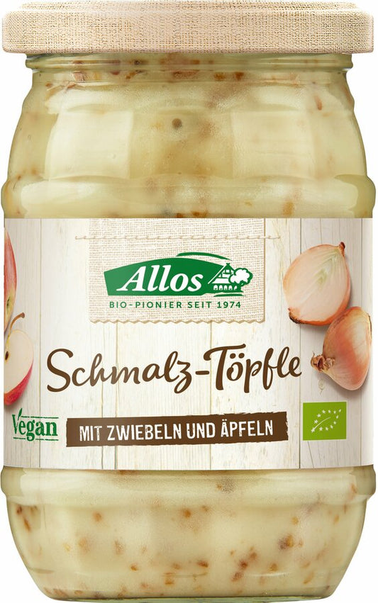 Allos Schmalz-Töpfle mit Zwiebeln und Äpfeln, 250g