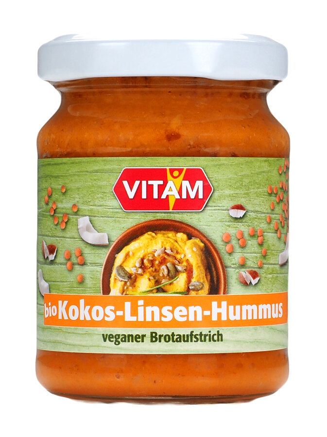 Vitam Kokos Linsen Hummus, 115g