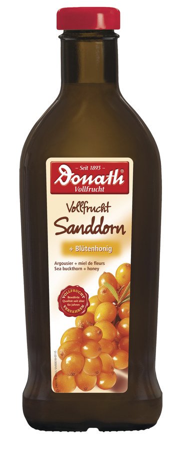Donath Vollfrucht Sanddorn + Blütenhonig, 500ml