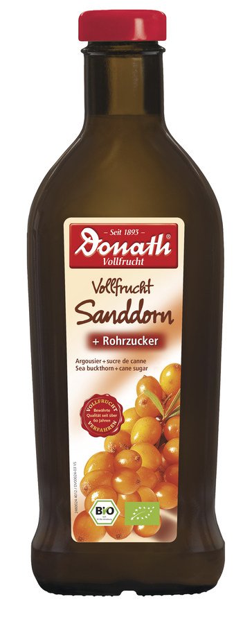 Donath Bio Vollfrucht Sanddorn + Rohrzucker, 500ml