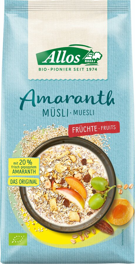 Allos Amaranth Früchte Müsli, 1,5kg