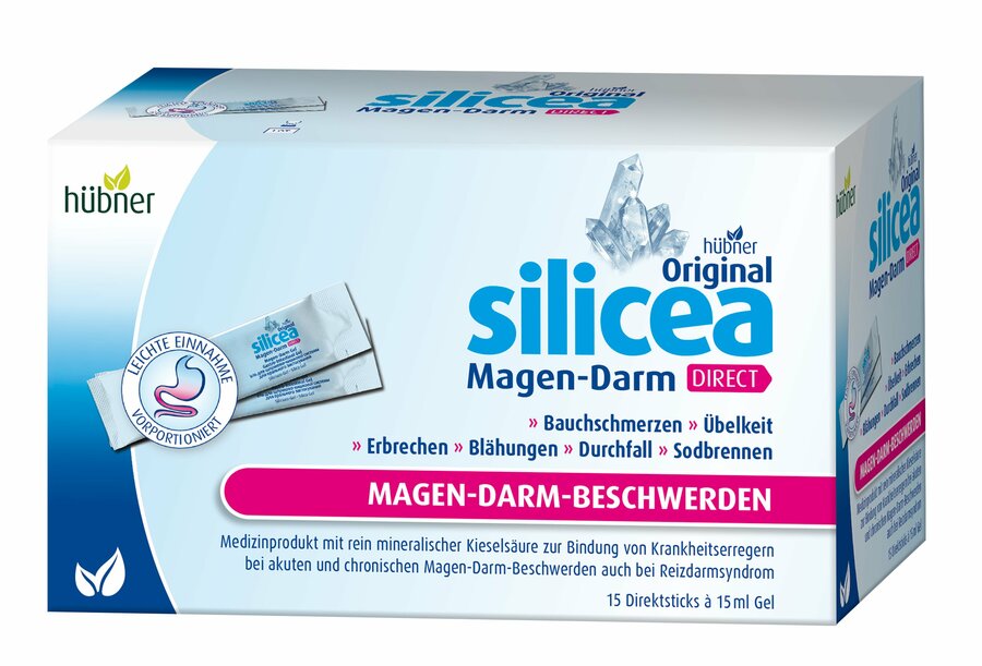 Hübner Original silicea® Magen-Darm DIRECT, 15 Portionssticks