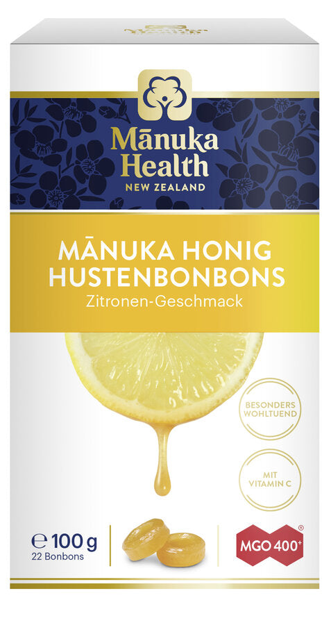 Manuka Health Manuka Hustenbonbon MGO400+ Zitrone, 100g