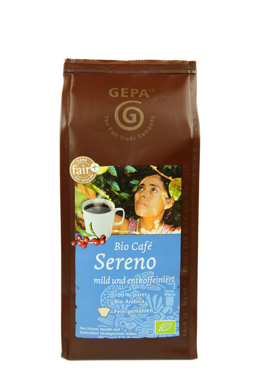 GEPA Bio Café Sereno, gemahlen, entkoffeiniert, 250g