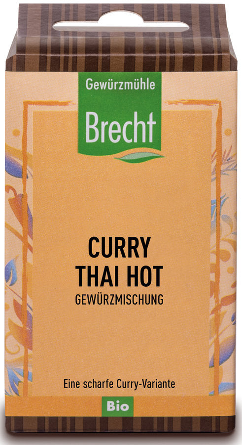 Gewürzmühle Brecht Curry Thai Hot Nachfüllpack, Bio, 30g