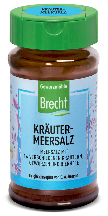 Gewürzmühle Brecht Kräuter-Meersalz Glas, 70g