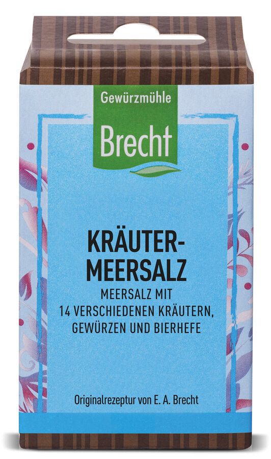 Gewürzmühle Brecht Kräuter-Meersalz Nachfüllpack, 70g