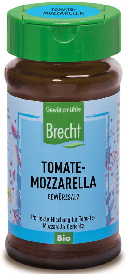Gewürzmühle Brecht Tomate Mozzarella Gewürzsalz, Bio, 65g