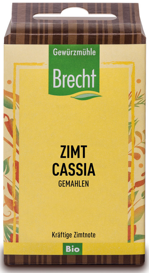 Gewürzmühle Brecht Zimt Cassia gemahlen Nachfüllpack, Bio, 30g
