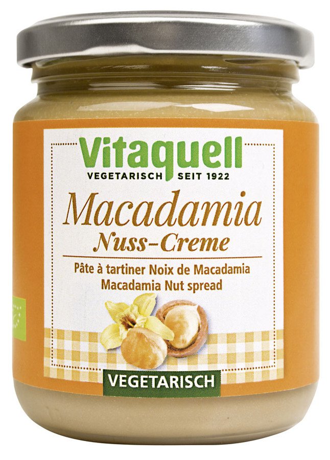 Vitaquell Macadamianuss-Creme Bio, 250g