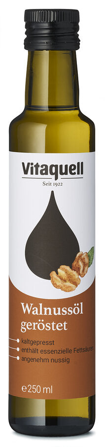 Vitaquell Walnuss-Öl geröstet, kaltgepresst, 0,25l