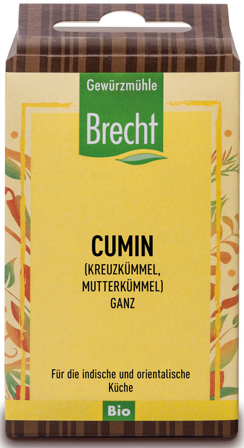 Gewürzmühle Brecht Cumin ganz Bio Nachfüllpack, 35g