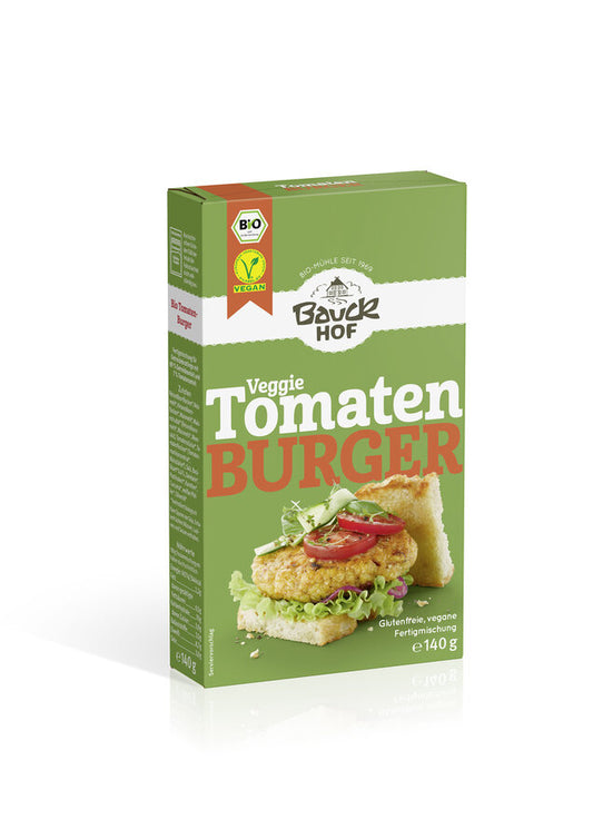 Bauckhof Tomaten Burger mit Basilikum glutenfrei Bio, 140g