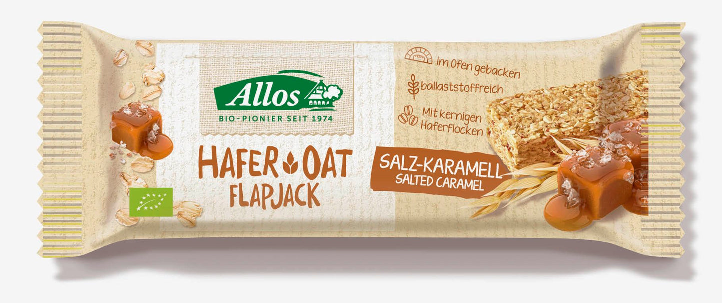 Allos Hafer Flapjack Salz-Karamell, 50g